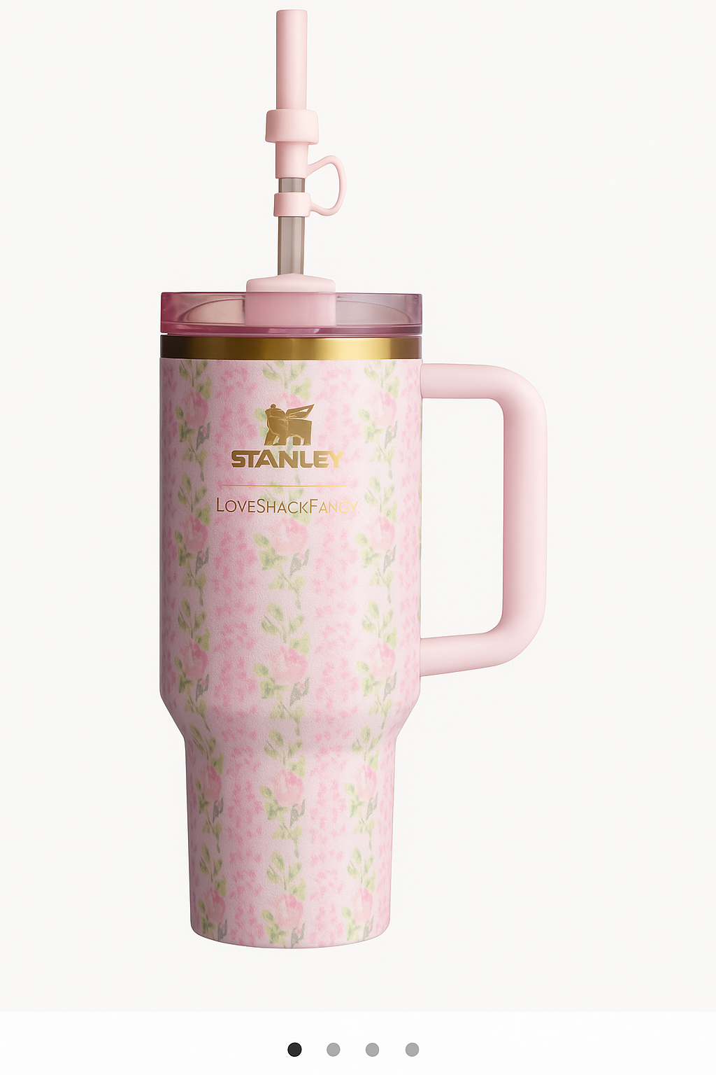 Stanley x LoveShackFancy Limited Edition Floral Tumbler – 40 oz Pink Rose Pattern