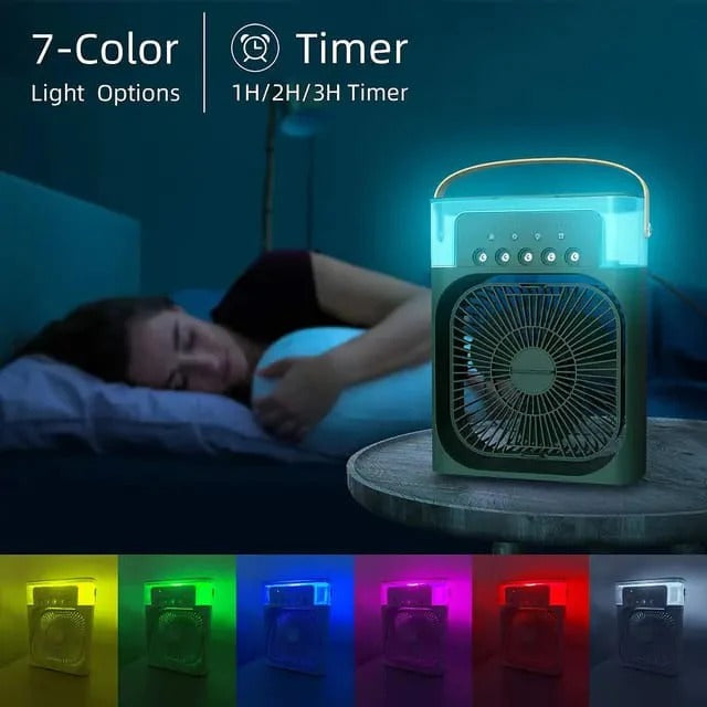 3 IN 1 AIR CONDITIONING FAN SPRAY HUMIDIFIER WATER COOLING FAN