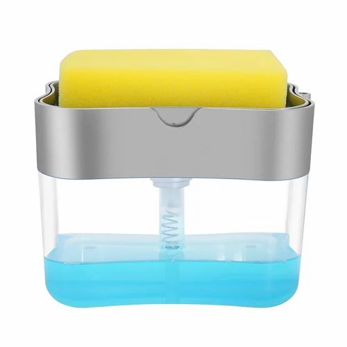 Countertop Kitchen Soap Dispenser with Sponge