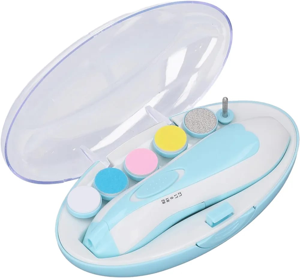 6 in 1 Baby Nail Trimmer Portable Electric Baby Manicure Pedicure Nail Clippers