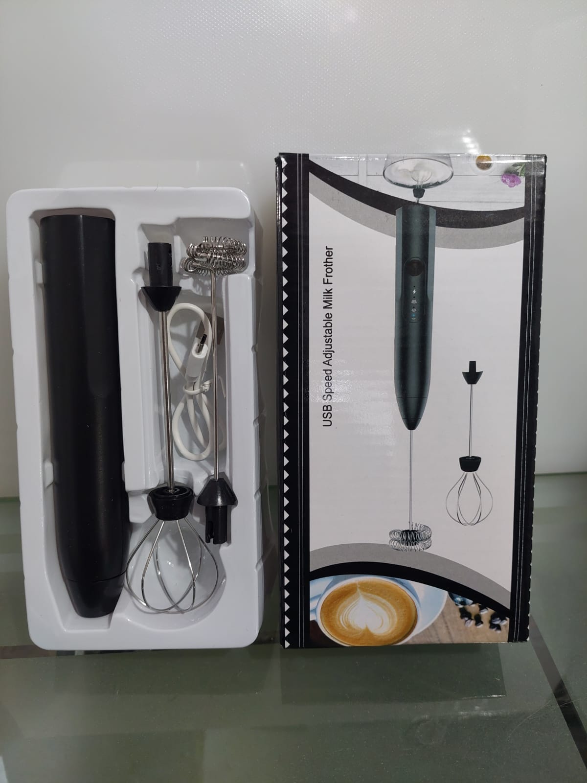 2 in 1 Electric Rechargeable Coffee Beater