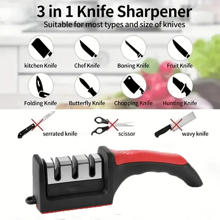 3 in 1 Knife Sharpner