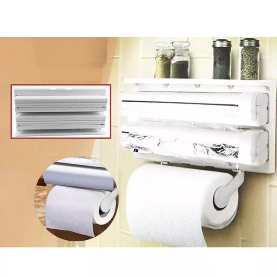 3 In 1 Kitchen Triple Paper Dispenser.