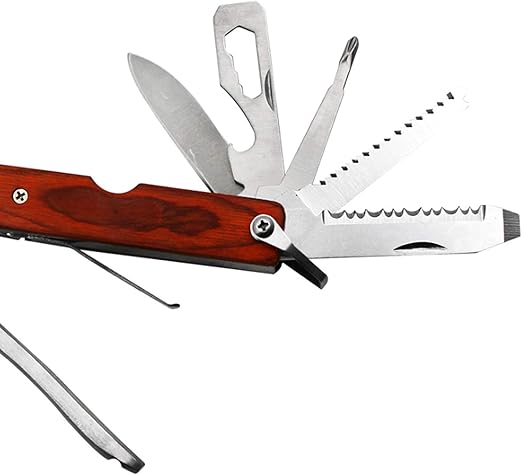 15 in 1 Multifunction Claw Hammer and Plier, Screw drivers, knives, Perfect of Everyday use.