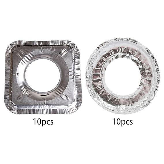 10Pcs Disposable Aluminium Stove Protector