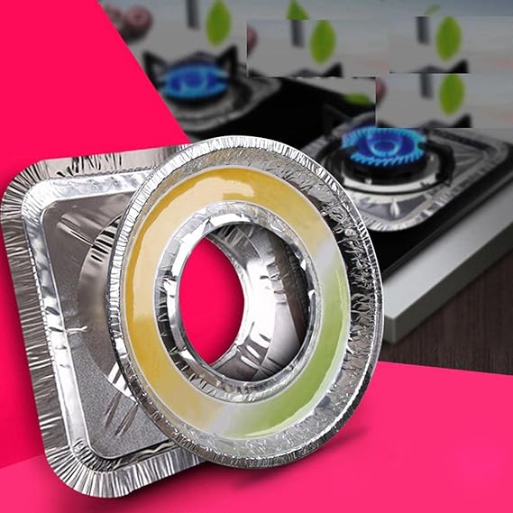 10Pcs Disposable Aluminium Stove Protector