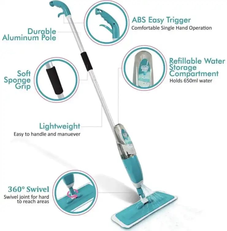 360 Rotatable Water Spray Mop