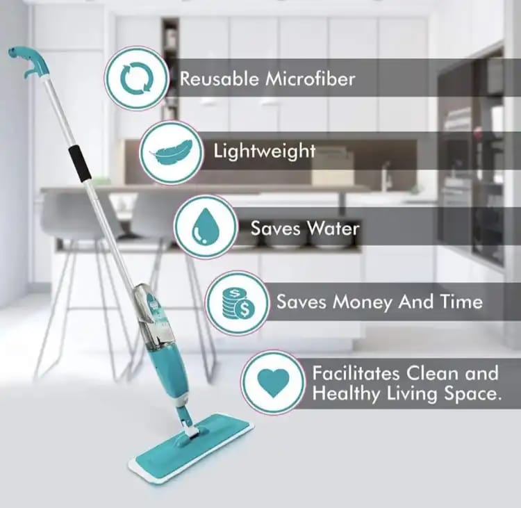360 Rotatable Water Spray Mop