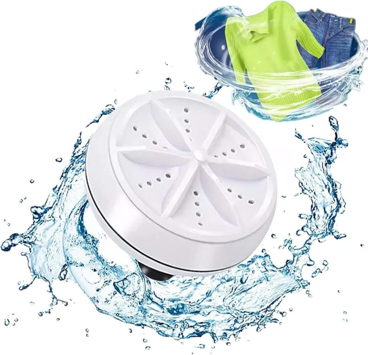 Portable Mini Turbine Washing Machine.