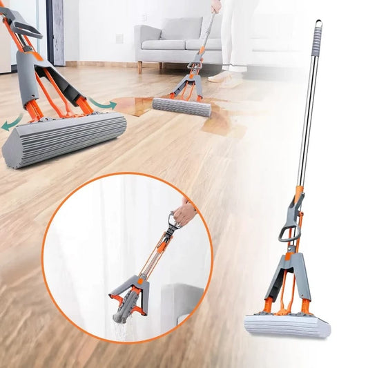 Auto water V-shaped Sponge Mop for Floor Tiles Absorbent Mop