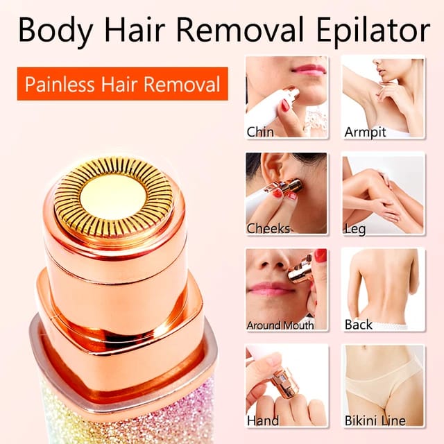Rechargeable 2 in 1 Electric Eyebrow Trimmer
