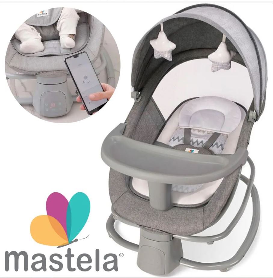 Mastela 4 in 1 Baby Multifuntional Bassinet Swing With Tray