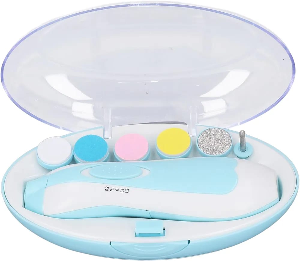 6 in 1 Baby Nail Trimmer Portable Electric Baby Manicure Pedicure Nail Clippers