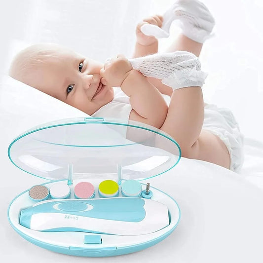 6 in 1 Baby Nail Trimmer Portable Electric Baby Manicure Pedicure Nail Clippers