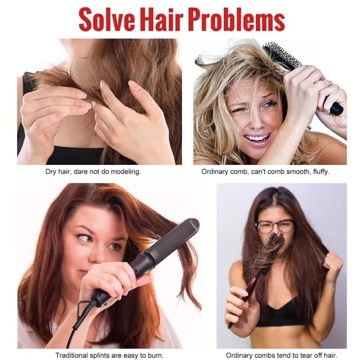 Electric Hair Straightener Comb